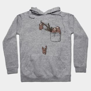 Pocket Sloth Family Hoodie